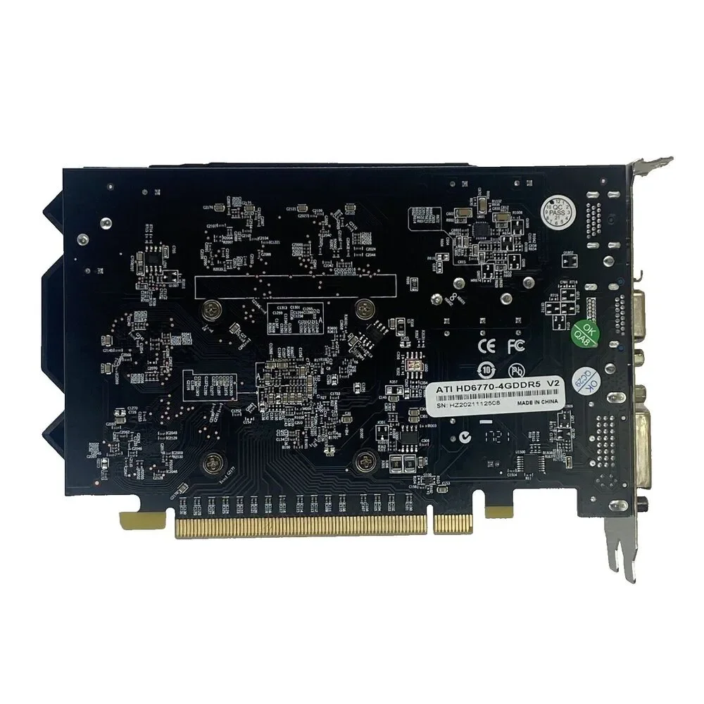 Graphic Card 4GB by Radeon Graphics Black Red